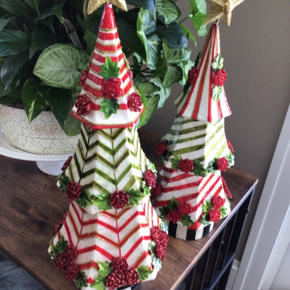 MACKENZIE-CHILDS MEDIUM JOLLY TIERED CAPIZ TREE - Picture 11 of 11